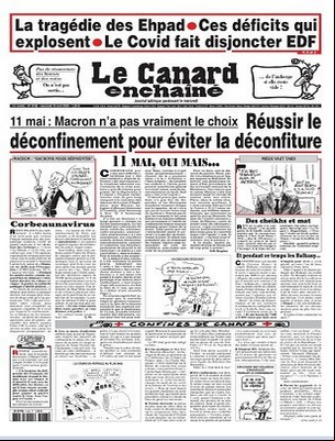 Le canard enchaîné N° 5189 du Mercredi 22 avril 2020